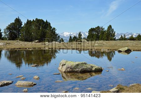 The Upper Part Of The Vall-de-madriu-perafita-claror Is An Exposed Glacial Landscape With A Tarn.