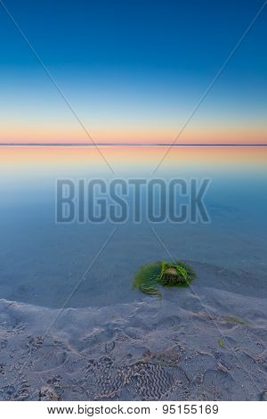 Beautiful Seascape Of Bay Before Sunrise