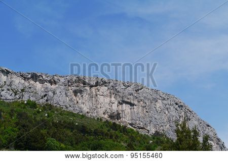 The rocks near the Croatian Klis