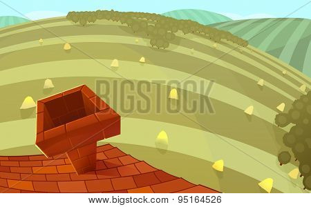 Landscape, Roof View.