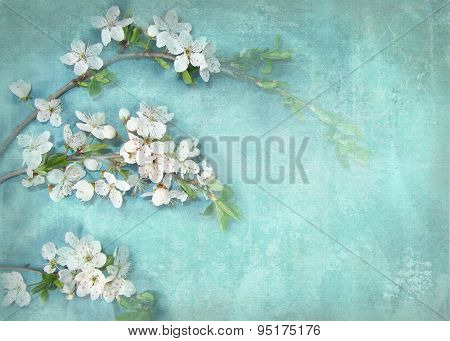 Postcard Floral Template.