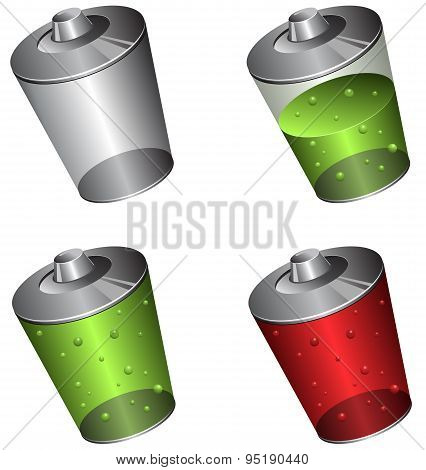level of the battery charge