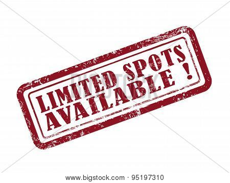Stamp Limited Spots Available In Red