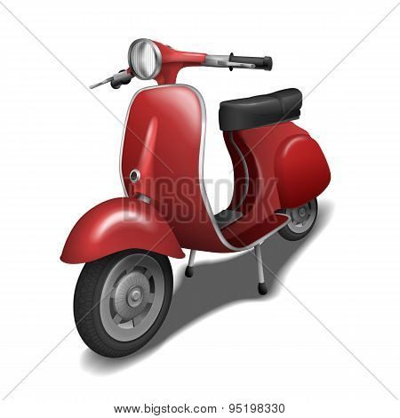 Red Scooter Design