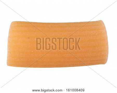Manicotti Italian Pasta Isolated Over White