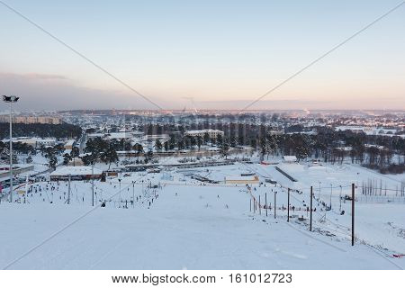 Ventspils. Latvia Ventspils Adventure Park is a complex of leisure and sports facilities