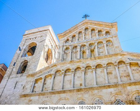 Hdr Santa Maria Cathedral In Cagliari