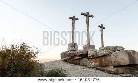 stones crossings to the high thing with sky fund to the evening