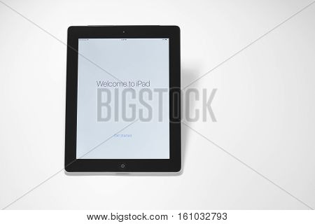 Welcome To Ipad Start Screen After First Power Up