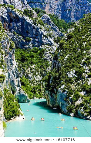 St Croix See, Les Gorges du Verdon, Provence, Frankreich