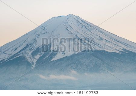 Close-up Fuji Moutian