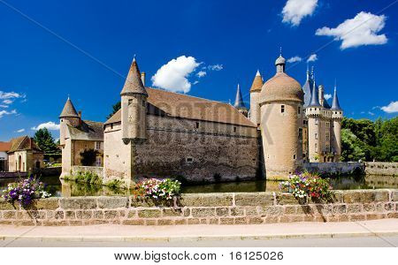 Chateau de la Clayette, Borgogna, Francia