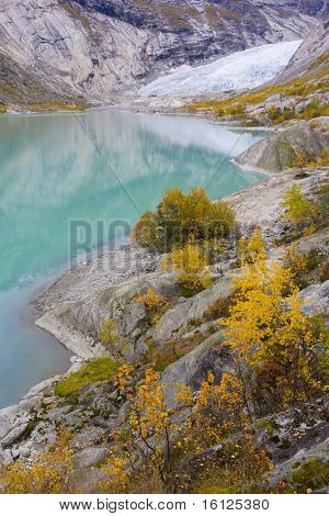 Nigardsbreen glaciar, Parque Nacional de Jostedalsbreen, Noruega