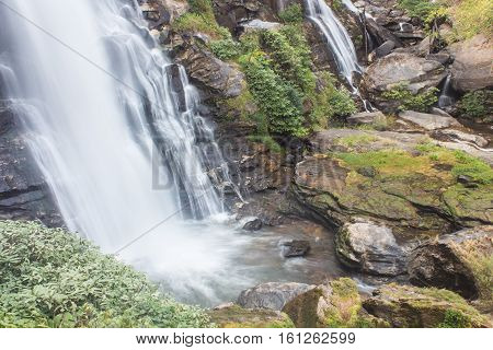 Wachirathan waterfall doi inthanon national park, Chomthong Chiang mai,Thailand