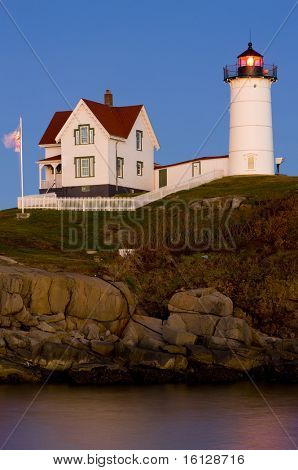 Nubble maják, Cape Neddick, Maine, USA
