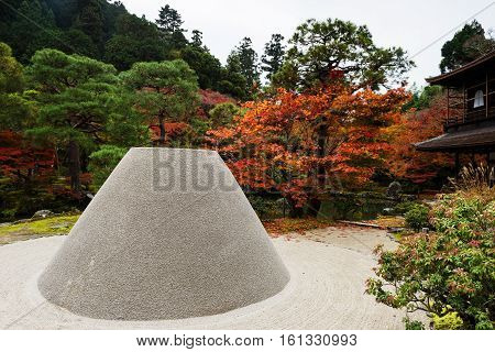 Autumn Garden Of  Ginkakuji Temple, Kyoto