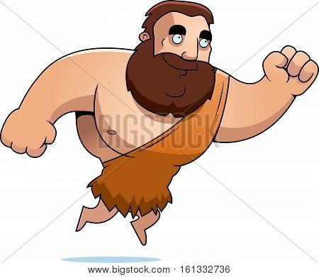 Cartoon Barbarian Jumping