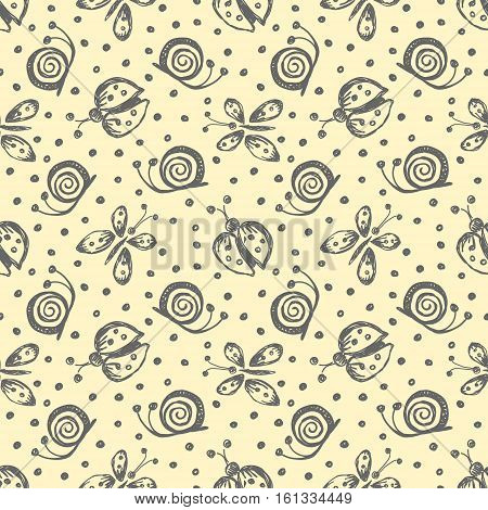 Vector Seamless Pattern, Graphic Illustration