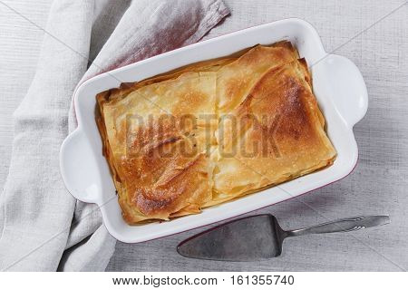 cheese and pastry pie phyllo burek a
