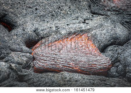 Close Up Lava Flow