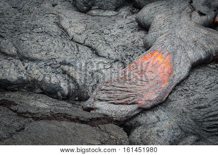 Close Up Lava Flow
