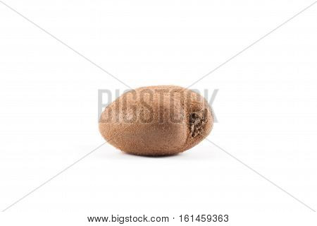 Ripe fresh kiwi isolated on white background. Food ingredient