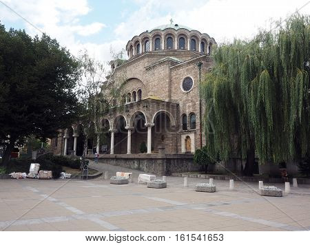 Sveta Nedelya Church in Sofia Bulgaria Europe