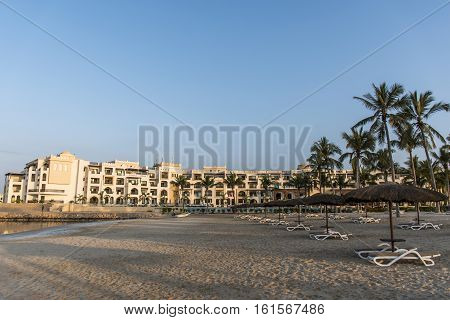 Sultanate of Oman Souly Bay Beach and Hotels Oceanside 