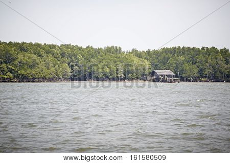 Fisherman's house Bangchan The No-Land Village of Chanthaburi