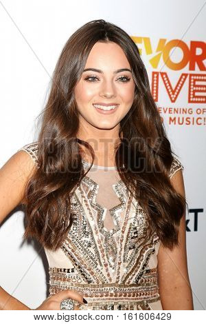 LOS ANGELES - DEC 4:  Ava Allan at the TrevorLIVE Los Angeles 2016 at Beverly Hilton Hotel on December 4, 2016 in Beverly Hills, CA