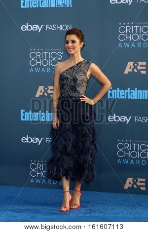 LOS ANGELES - DEC 11:  Shiri Appleby at the 22nd Annual Critics' Choice Awards at Barker Hanger on December 11, 2016 in Santa Monica, CA