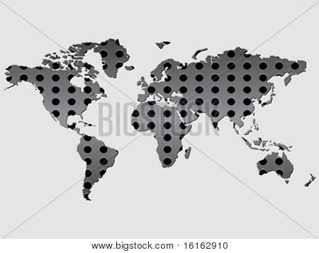 金属世界地图