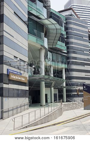 Singapore - 01 November 2014: lee kong chian school of business, Singapore Management University SMU