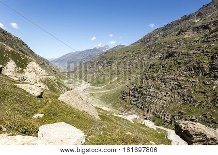 The High Himalaya mountains Himachal Pradesh Indian