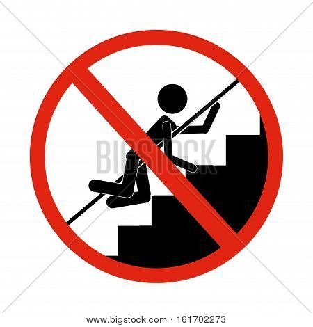 Escalotors icon. Security insurance protection and care theme. Isolated design. Vector illustration