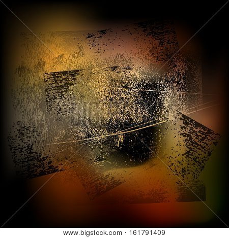 splattered black grungy background vector  clip-art EPS10
