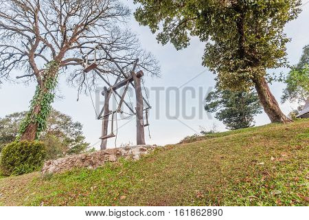 Beautiful Monlan Mountain a hilltop at an altitude of about 1696 meters generally have an abundance of. Although some areas are used in agriculture for some time at Sri Lanna National Park Chiangmai
