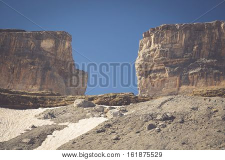 Roland Gap Cirque de Gavarnie in the Pyrenees