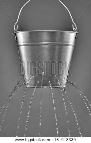 Water leaking from bucket