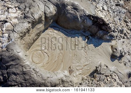 Mud Volcano Crater, Gobustan, Azerbaijan