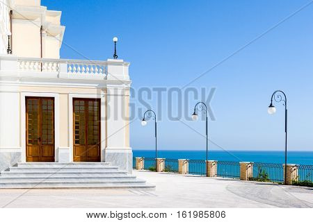 Italy Ortona the town theatre on the waterfront