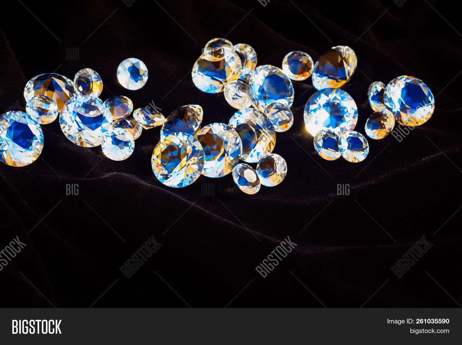 Diamonds On Black Image & Photo (Free Trial) | Bigstock