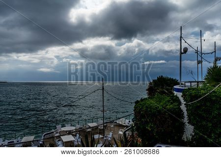Las Casetas Del Garraf In Sitges, Barcelona, Catalonia.