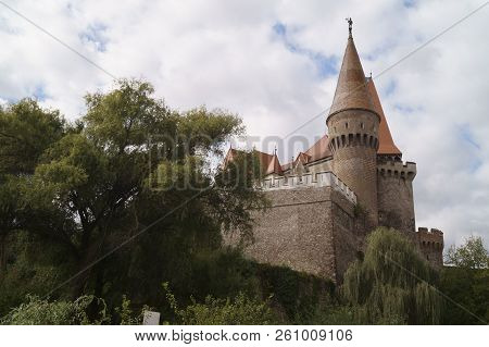 Corvin Castle Or Hunyadi Castle - Seen From The City,
 (castelul Corvinilor Sau Castelul Huniazilor)