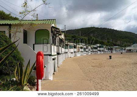 Las Casetas Del Garraf In Sitges, Barcelona, Catalonia.