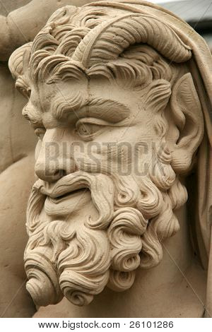 Drážďany. Palác Zwinger. Kozel