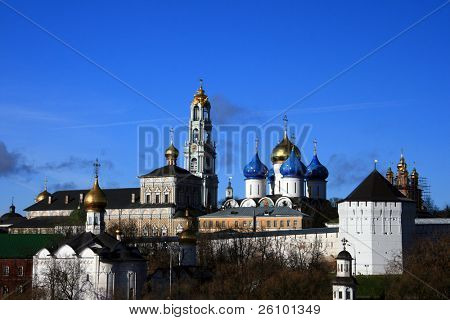Venäjä. Kultainen Rengas. Sergiyev Posad. Troitse-Sergiyeva (Trinity) Lavra