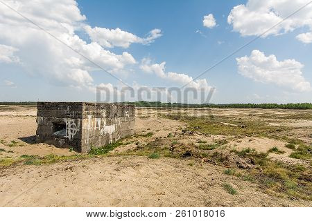 Bunker From Ii World War At The Bledowska Desert (poland)
