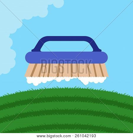 Spring Clean Concept Image. Vector Illustration Design
