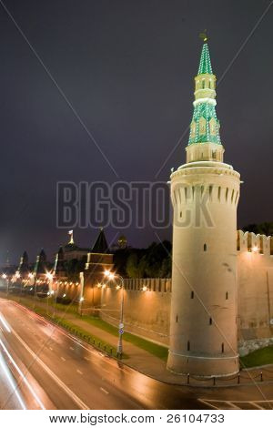  Moskva. Kreml om natten